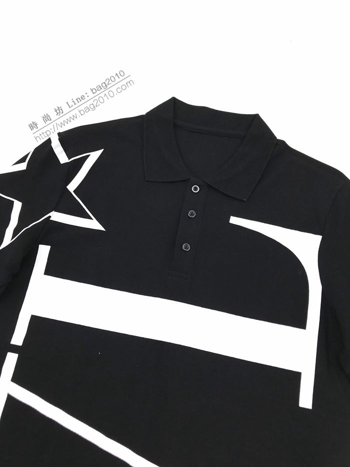 Valentino男裝 華倫天奴2020新款五星大字母短袖polo衫  ydi3026